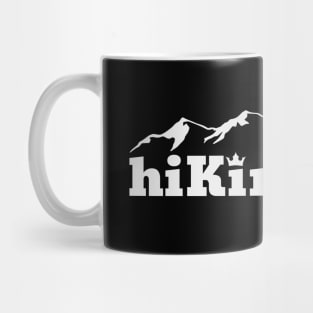 Minimal Hiking Mountains Print Mug